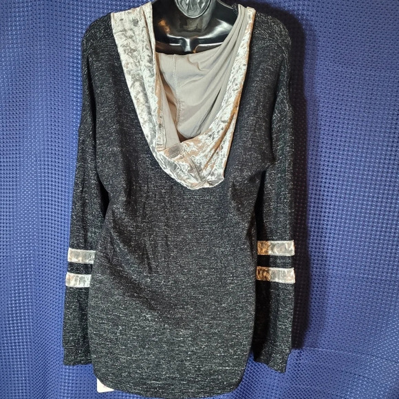 NWT NFL Panthers L Velvet Hoodie - Picture 4 of 8